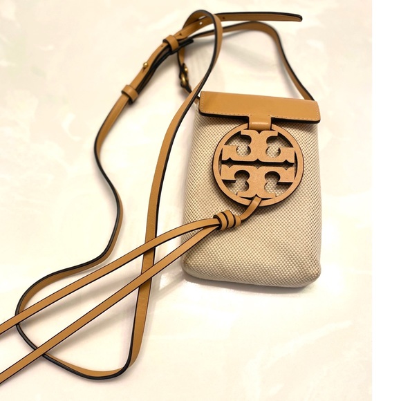 Tory Burch Miller Canvas Cross Body Natural - Picture 3 of 6
